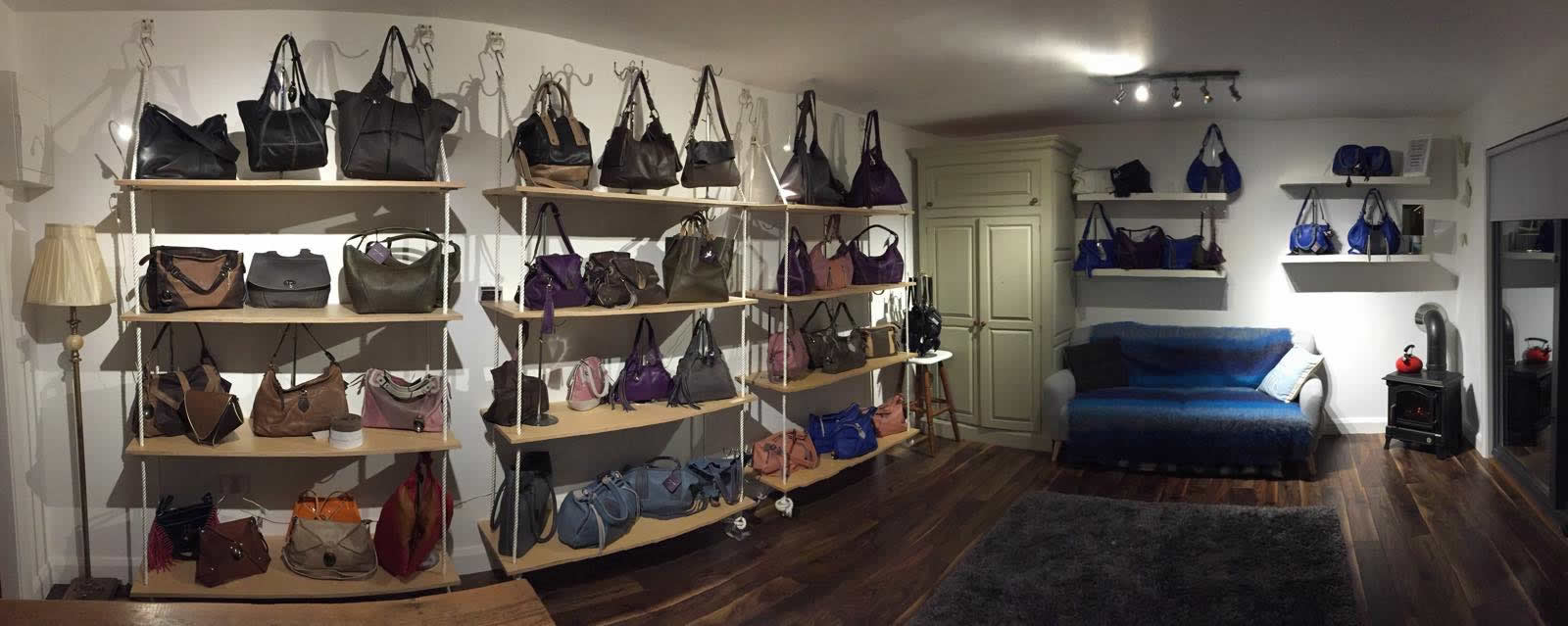 LEATHER SHOWROOM SLIGO STRANDHALL HANDMADE IN IRELAND